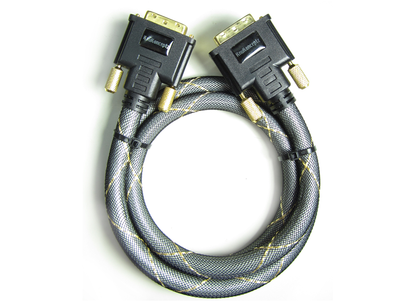 KnuKonceptz Silver Plated Copper Monster DVID Dual Link 24 + 1 2M 6
