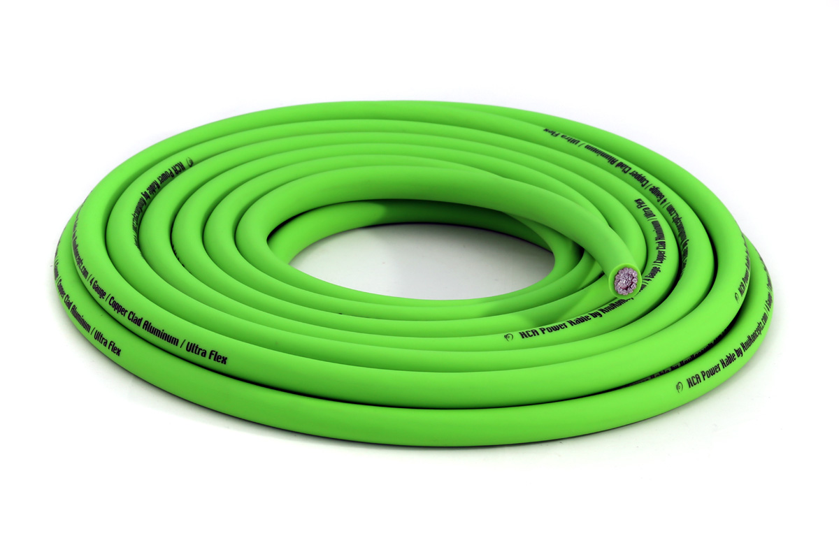 Kca Kandy Kable 4 Gauge Neon Green Power Ground Wire Kca Kandy Kable 4 Gauge Neon Green Power Ground Wire