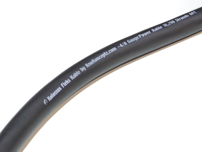 Kolossus Fleks Black 4 0 Gauge Power Ground Wire Merchandise