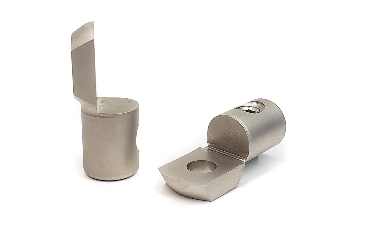 Set Screw Flush Mount Ring Terminals 4 Gauge Pair with Heat Shrink Merchandise