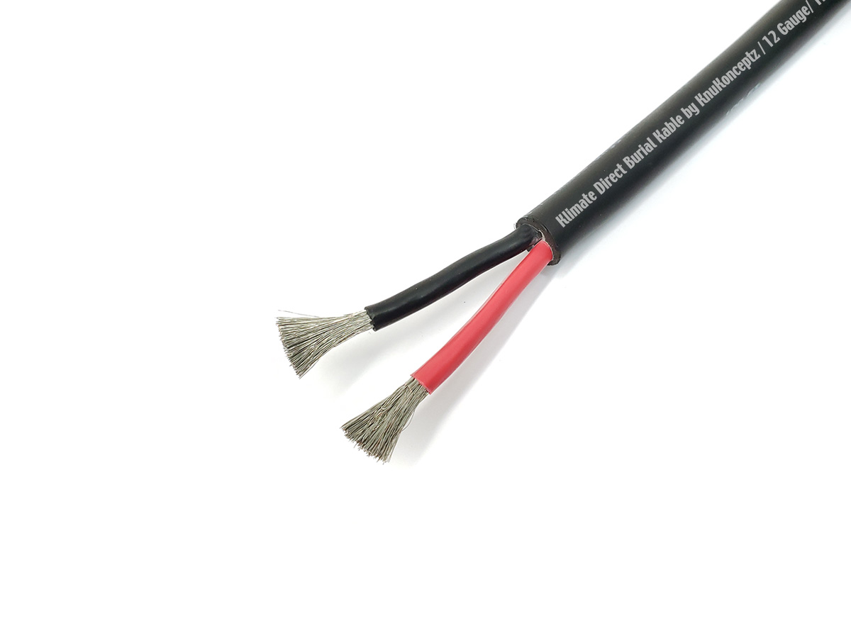 Klimate Direct Burial Outdoor Tinned Copper Speaker Wire 10 Gauge 100