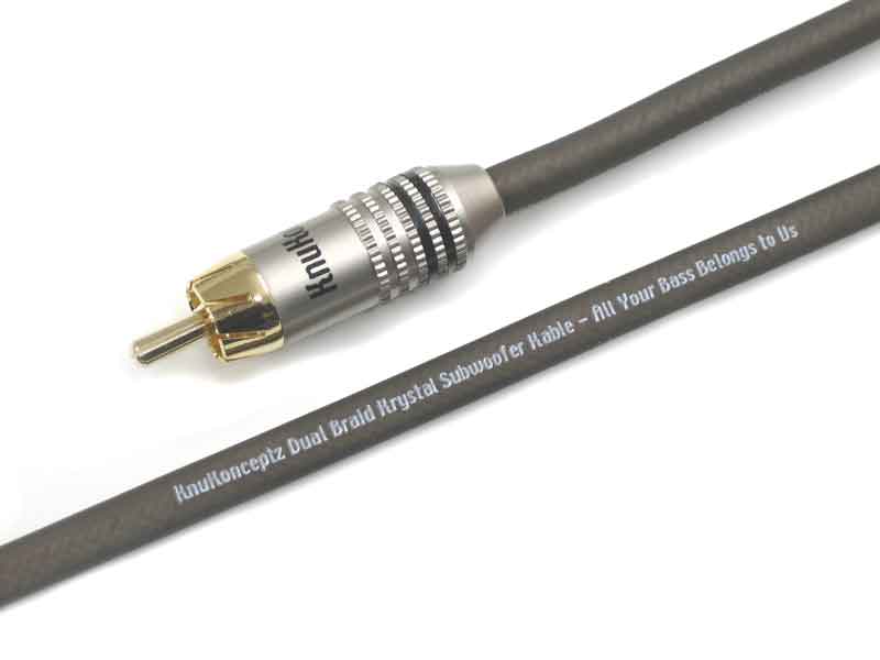 Krystal Cable Subwoofer RCA 12 Meter Merchandise
