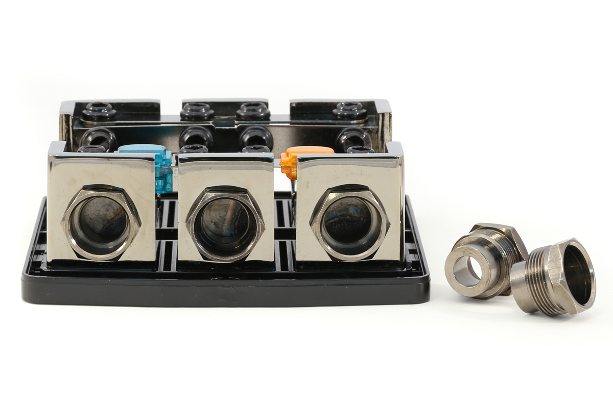 KonFUSED 2 Way Power and Ground Distribution Block - Merchandise