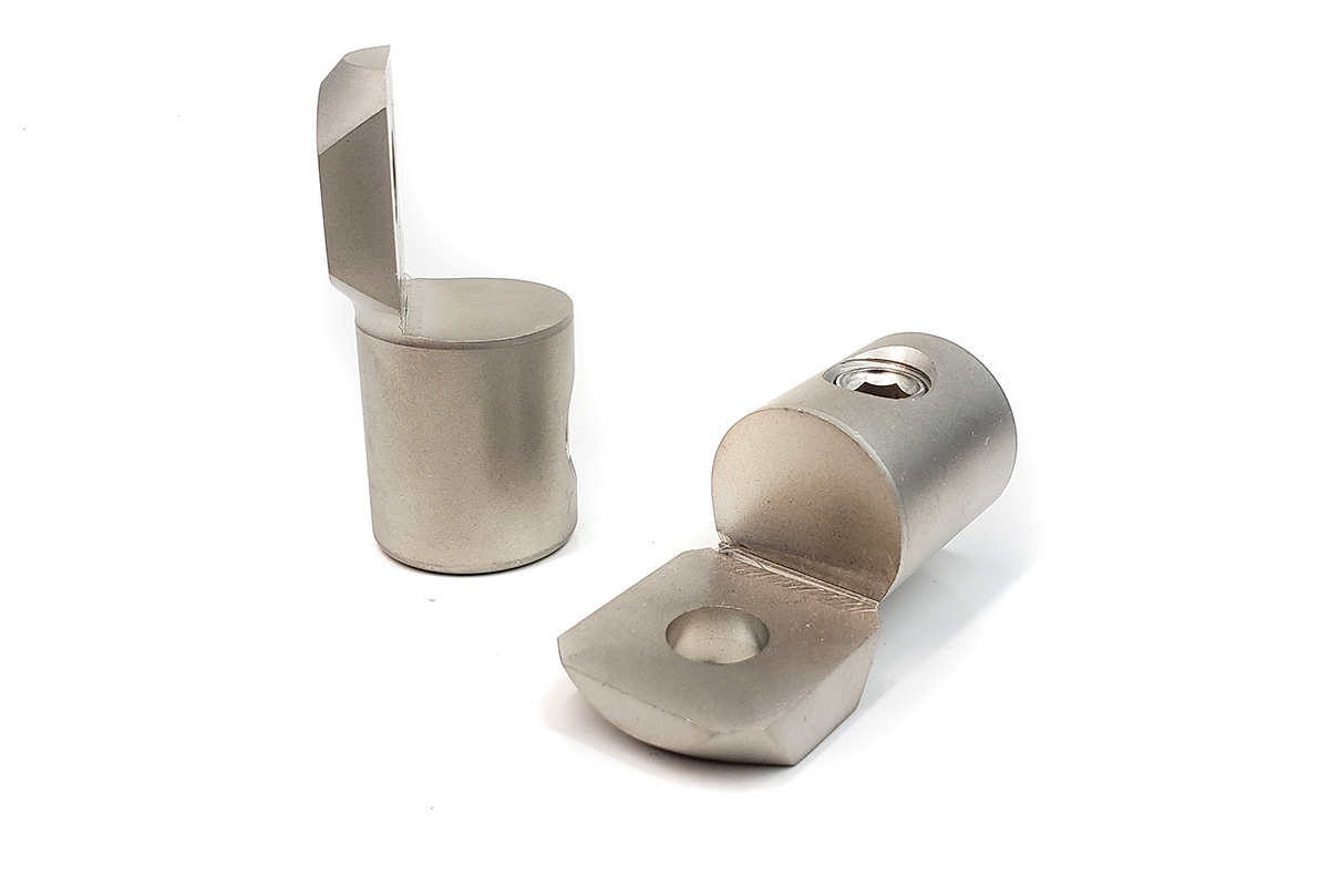 Set Screw Flush Mount Ring Terminals 0 Gauge Pair with Heat Shrink Merchandise