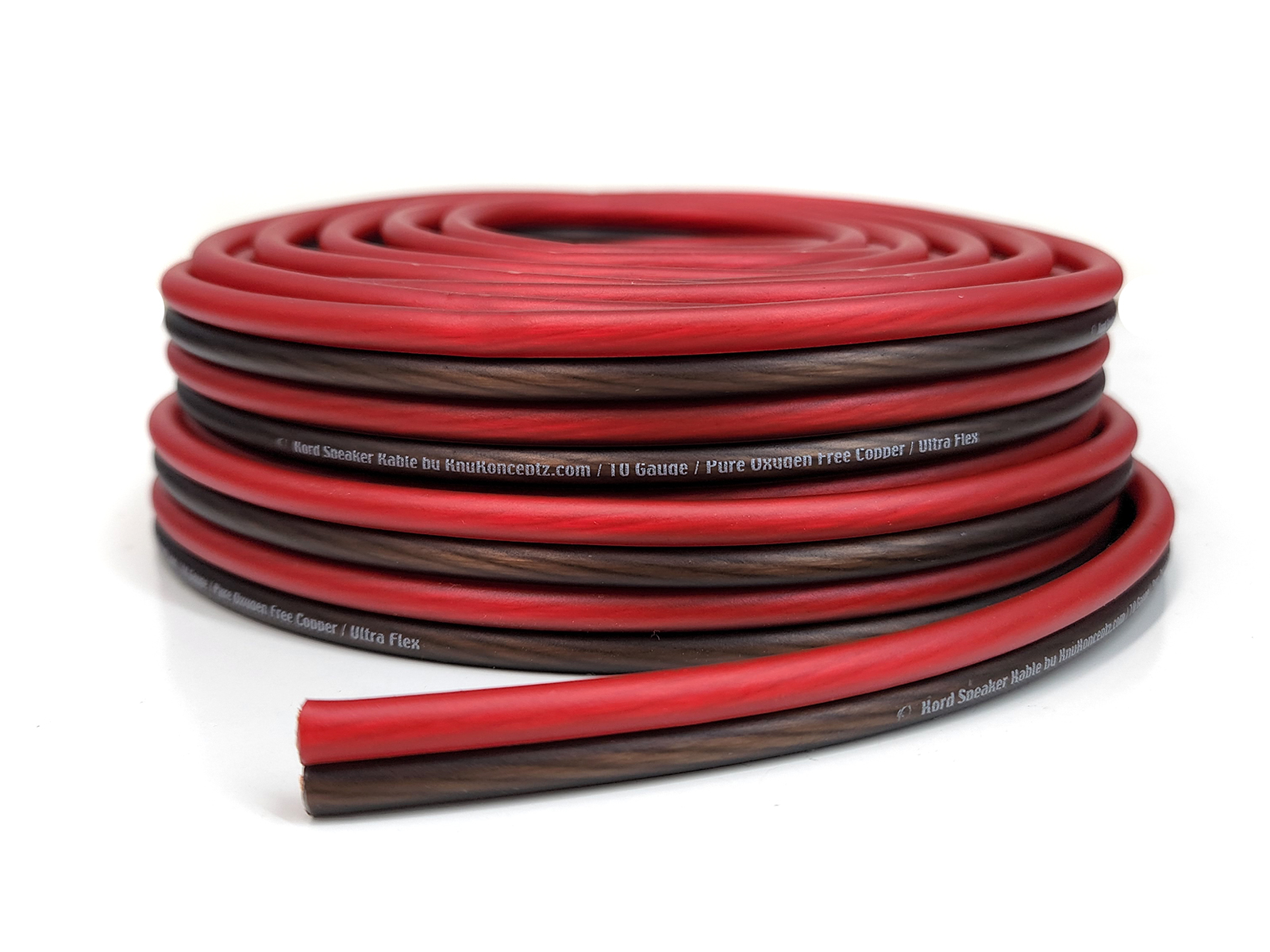 Samlet Pest Resonate Kord Ultra Flex 10 Gauge Speaker Wire - Red/Black - Merchandise