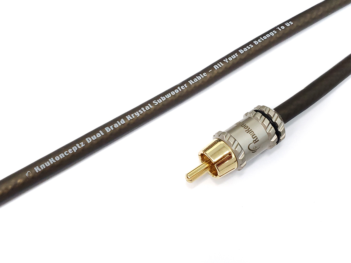 Krystal Cable Subwoofer / Center Channel Mono RCA 2 Meter Merchandise
