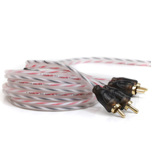KnuKonceptz Bassik 4 Gauge Amp Wiring Kit - Complete Car Amplifier Installation Set With RCA