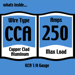 KnuKonceptz KCA 1/0 Gauge Amp Rating