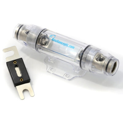 In-Line 0 Gauge Waterproof ANL Fuse Holder w/ Fuse