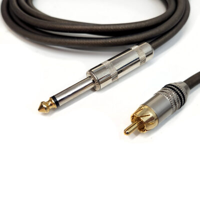 Krystal 1/4" (6.35mm) to RCA Mono RCA Cable